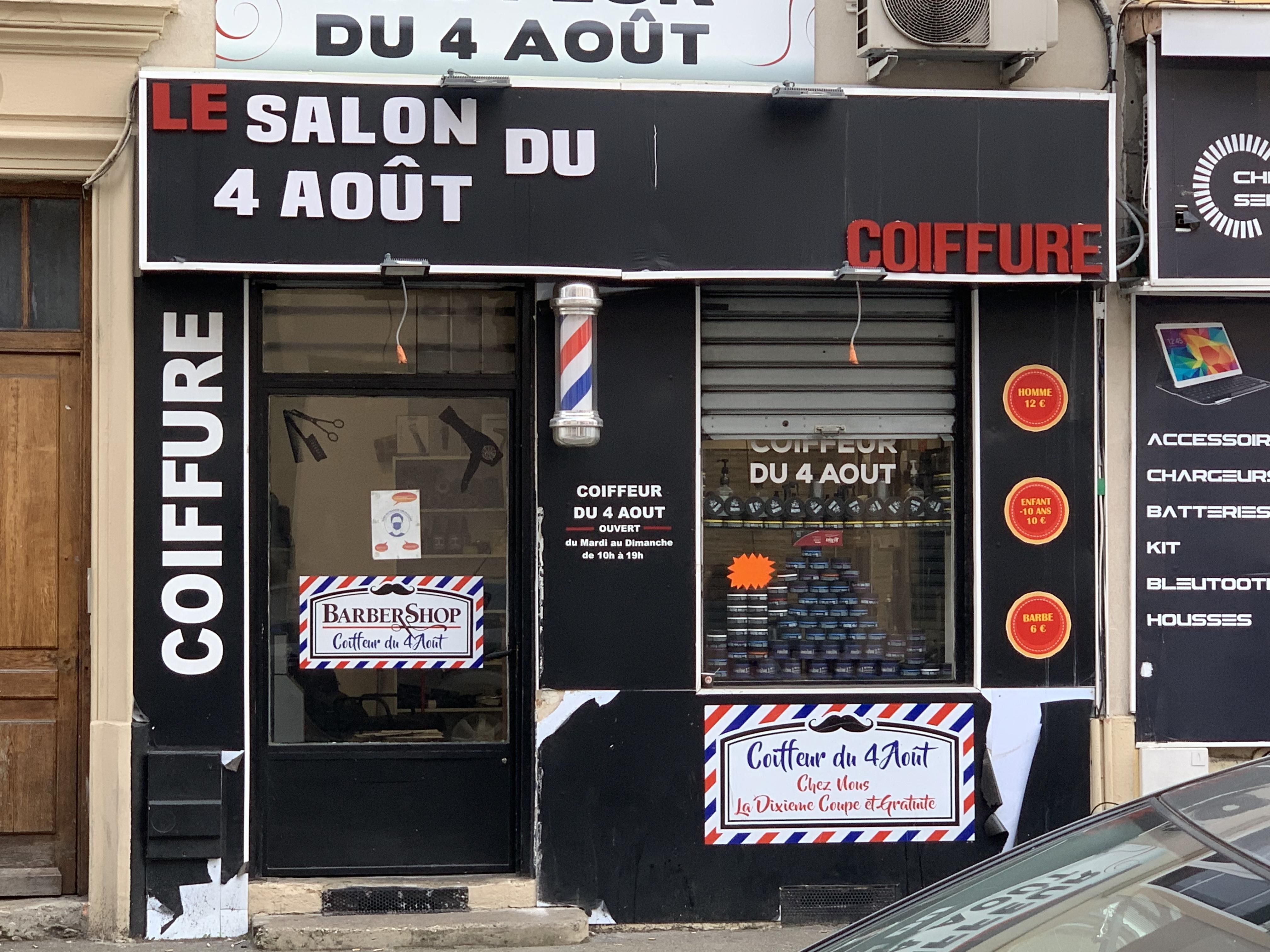 Sarl Coiffeur du 4 Août Villeurbanne - Coiffeur (adresse, horaires