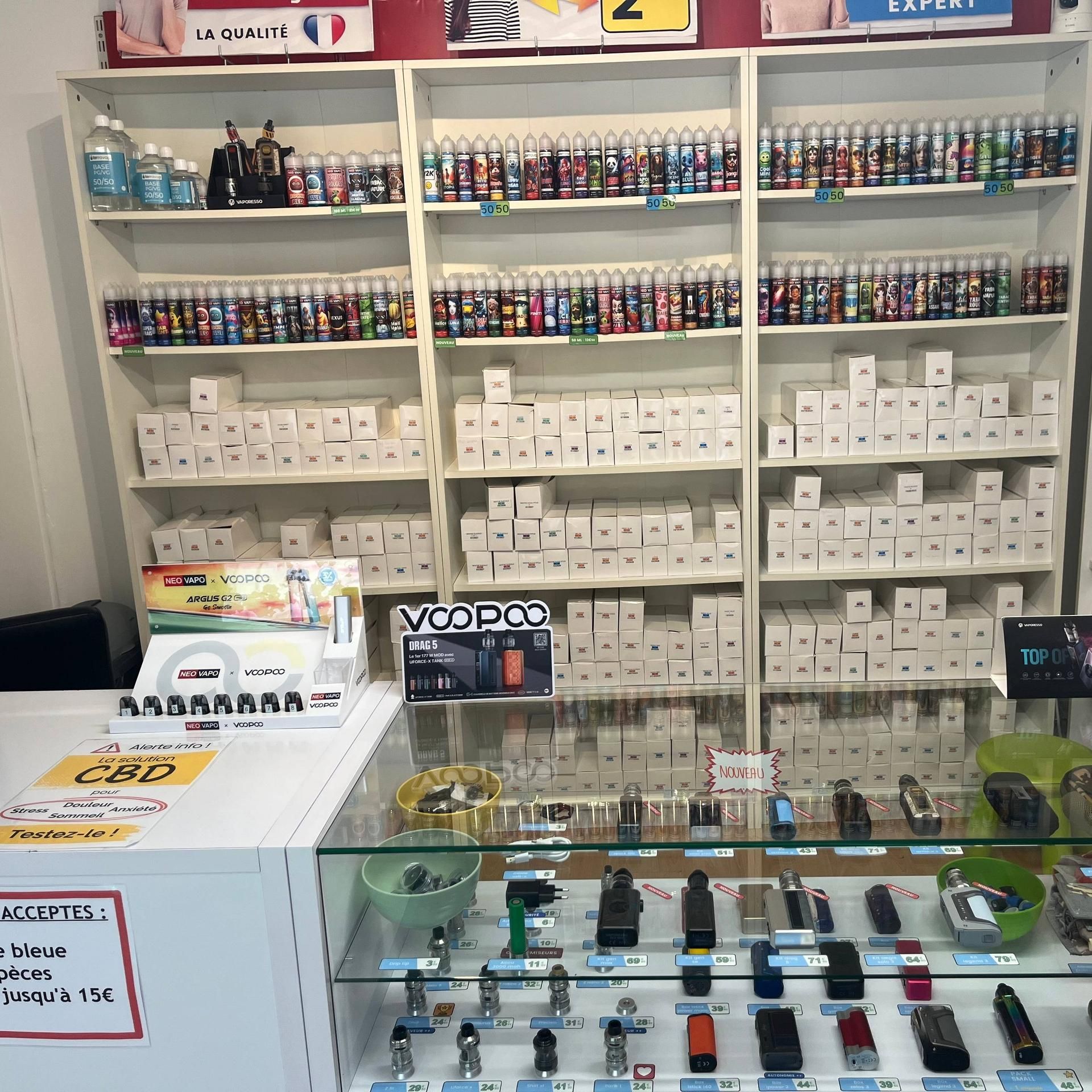 Neovapo : cigarette électronique, e-liquide et CBD à La Rochelle