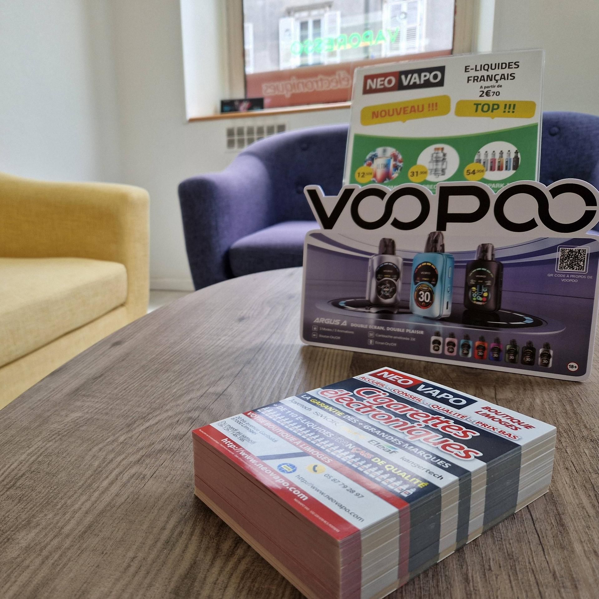 Neovapo : cigarette lectronique, e-liquide et CBD - 20 Av. Garibaldi  Limoges 87000 - Articles pour vapoteurs (horaires)