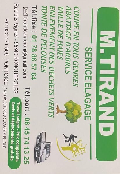 M.TIRAND Ronquerolles - Paysagiste (adresse, horaires)