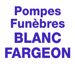 Logo Pompes Funèbres Blanc Fargeon