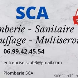 Logo SCA Plomberie-Chauffage Multiservices