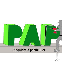 Logo P.A.P Plaquiste A Particulier