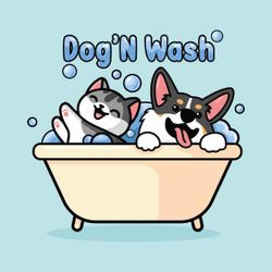 Logo Dog N Wash Toilettage