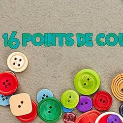 Logo 16 Points De Couture