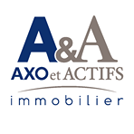 Logo Axo et Actifs immobilier Pages Anne-charlotte Mandataire Indépendant