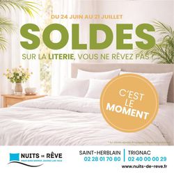 Logo Nuits de Rêve Nantes - Saint-Herblain - Lits - Matelas - Sommiers