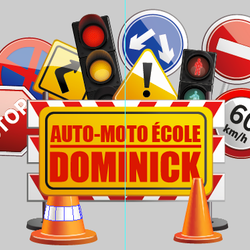 Logo Auto Moto Ecole Dominick