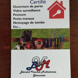 Logo Bernard Vaucher Multiservices Serrurier BVM