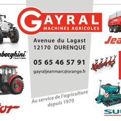 Logo GAYRAL Machines Agricoles